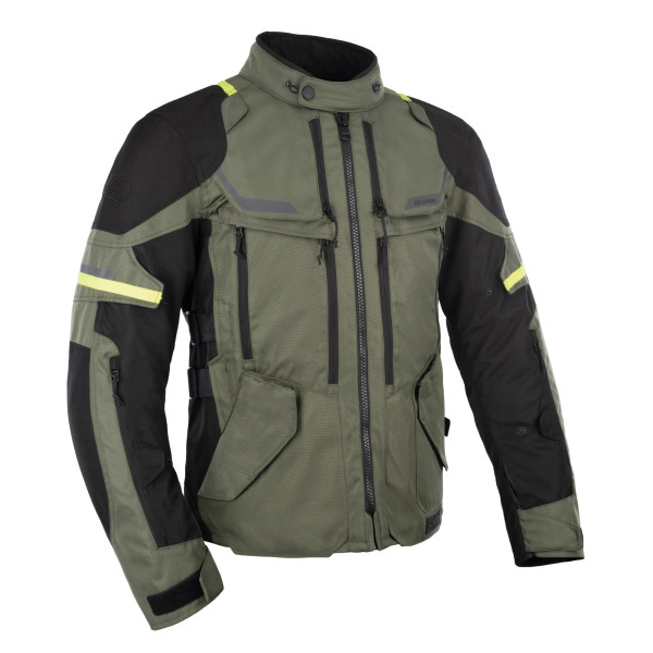 Oxford Rockland MS Jacket Khaki/blk/Fluo